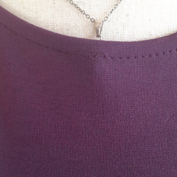 NEW Italian Plum Midi Bodycon Dress Small by Bar III - Picture 7 of 10
